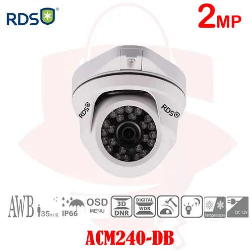 دوربین مداربسته AHDدام فلزی RDS-ACM240-DB
